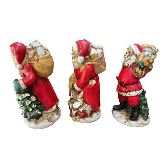 VTG Traditions Porcelain OLD ST‎ NICHOLAS, OLD WORLD SANTA, FATHER CHRISTMAS SET - Picture 10 of 15